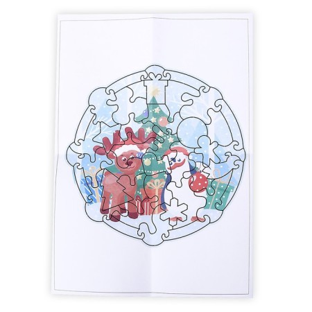 Puzzle "New Year's mood"-2