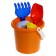 Avgdake sandbox set, with molds, 9 items