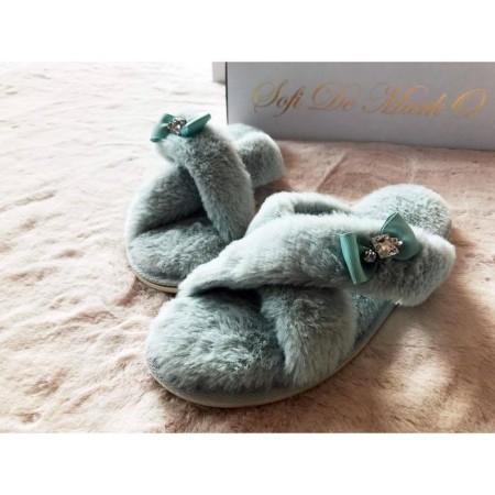 Slippers No. 7 women, size 35.5, menthol color-1