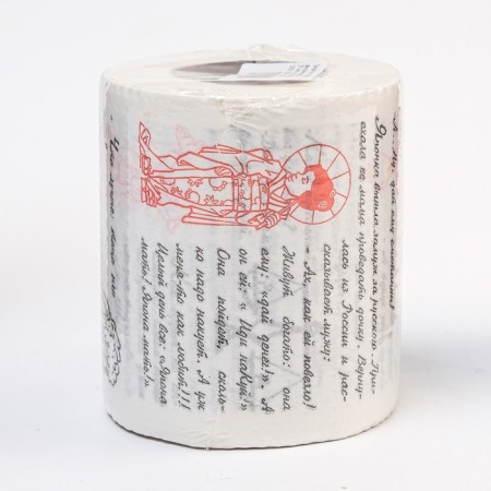 Souvenir toilet paper "Anecdotes", 5 part, 9.5x10x9.5 cm