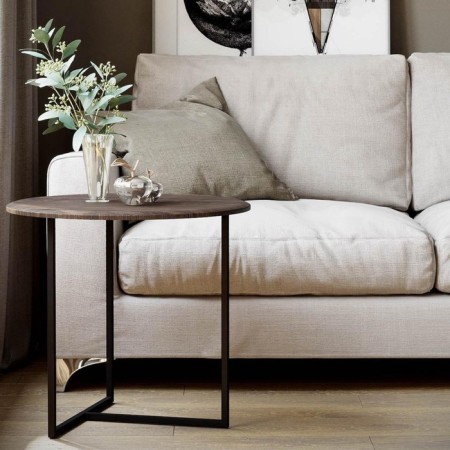 Commerce table "Albano", 550 × 550 × 500 mm, MDF, Acacia color