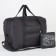 The bag is road, folding in a cosmetic bag, lightning department, outer pocket, long belt, black color