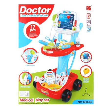 Dr.'s game set in the cart “Treat quickly”, 17 objects-4