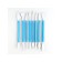 Set of sculpting glasses 8 pcs, plastic tm sketch "Blue"