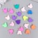 Beads for PVC "Ears" Color set 20 pcs 1x1x1 cm