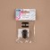 Bag -3 × 2 cm fastener, black nickel color