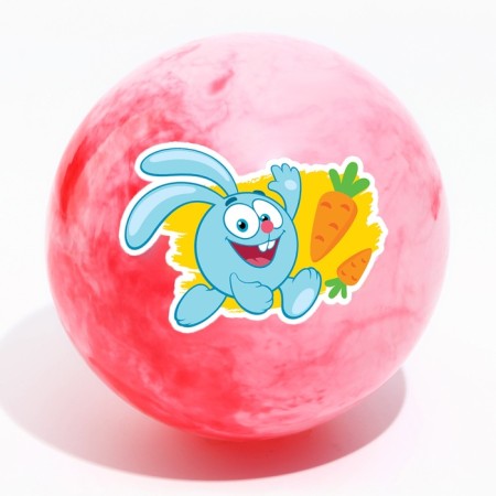 Ball children's mixes "Krosh", 22 cm, 60 g, marble, mix-3