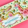 An envelope for money with a wooden element "Congratulations" yellow background