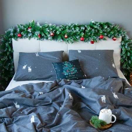 Bed linen "Ethel" 2 joint venture Magic Night 175x215 cm, 200x220 cm, 70x70 cm - 2 pcs, calico-3