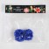 Garland "tinsel" 1 m dew, ip20, blue thread, 22 LED, 8 layers, d = 3 cm, white glow, CR2032X2