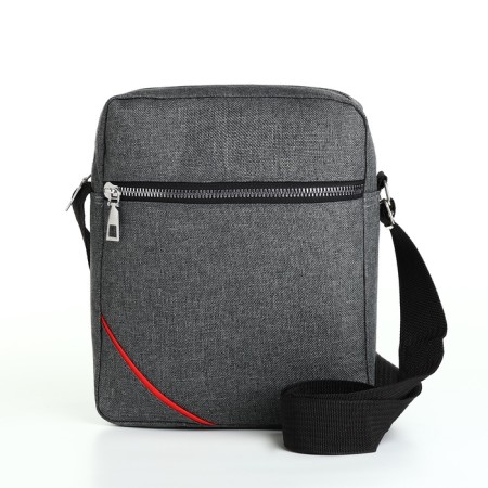 Bag Male Vertical, 18*7*21 cm, lightning department, 2 n/pocket, sulfur-1
