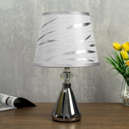 Table lamp 58082/1 1x40W E27 chrome 20x20x35 cm Risalux