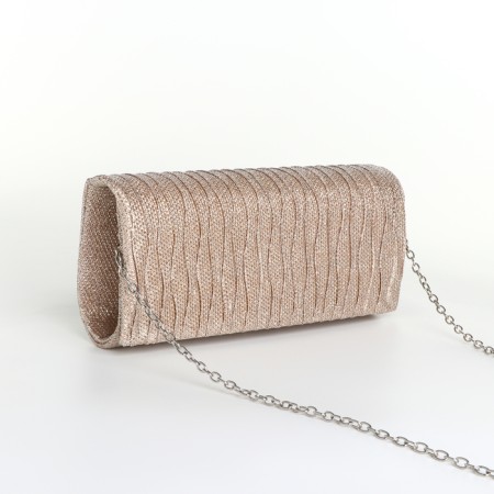 Magneta bag bag, long chain, golden color-2