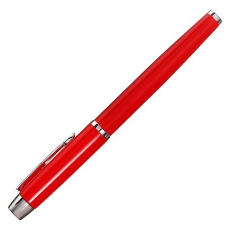 Organizer on the rings A6+, 80 sheets, leatherette, with a valve, a line, with a handle, in a gift box, red-8