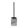 Brick Silver toilet brush, silver