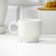 A set of mugs "Coffee best", 4 pcs, 150 ml, on a metal stand