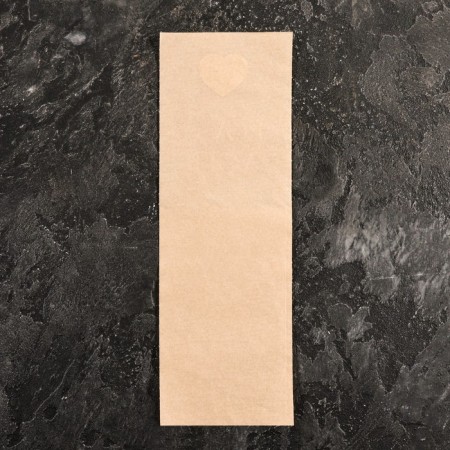 Package-cone for flowers, "love", craft, 14x40 cm-3