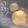 Earrings Metal "Chord" hemisphere, color gold