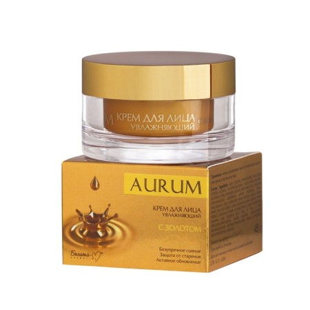 Face cream Belita-M Aurum, with gold, moisturizing, 45 g