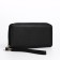 Women's wallet with lightning, black color