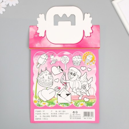 Stile plastic convex "Girls" mix 2 sheets 33.5x21.7 cm-3