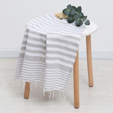 Towel Pedmal Lovelife Marine, col. Gray, 75x170 cm, 80% HL, 20% PE, 190 g/m2
