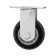 Wheel for transport carts, D = 100, rubber coating on the site