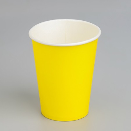 Paper glass "yellow" 350 ml, diameter 90 mm