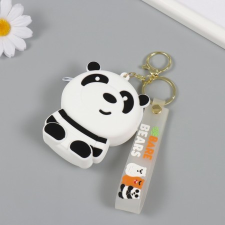 A keychain wallet with a carbine, strap Silicon "Panda" 3x7.5x9 cm-1