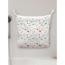 Organizer in a bathtub on suction cups 