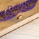 Wooden envelope "Gratitude" gold, purple, 17 x 8.5 x 2 cm