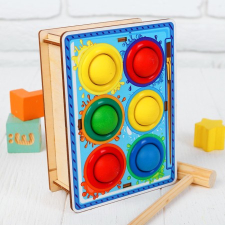 Palette Palette Palette, with a hammer