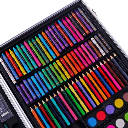 Set for drawing, PVC, blue-10