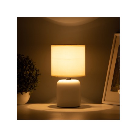 Table lamp "Kira" 1x40W E14 white 14x14x26cm-1