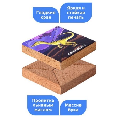 Magnetic puzzle according to the early development system "Compass"-3