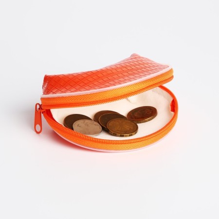 Women's wallet with zipper, color mix-3