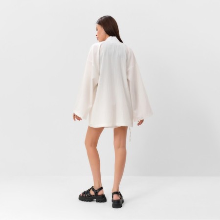 Women's costume (kimono and shorts) Mist Summer Time, White, R.48-3