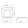 Shower seat Wasserkraft SS403, 365x360x101.5 mm, folding, aluminum, white