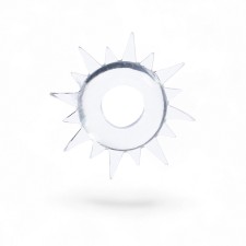 The erection ring of the oka-hoods, with antennae, D-1.5 cm, silicone, transparent