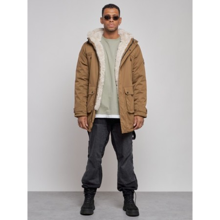 Winter male park, size 56, mustard color
