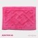 House rug of the share "Tenderness", 40 × 60 cm, pink color