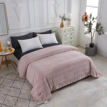 Florence bedspread, size 160x220 cm, color ash rose