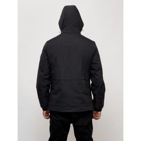 Sports male jacket, size 48, black color-3