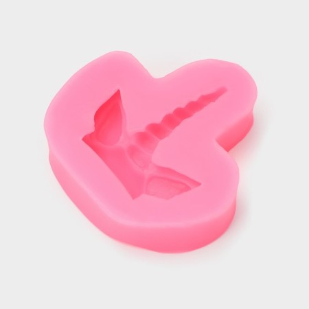Mold "Unicorn", silicone, 6.5 × 6.5 cm, color mix-2