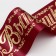 Tape "graduate", atlas, burgundy, on a year, foil