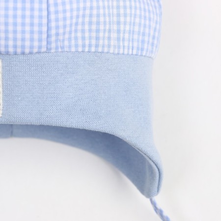 Children's hat, blue color, size 42-44-1