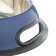 A bowl with a non -slip base is a rounded color with a pen, 450 ml, blue