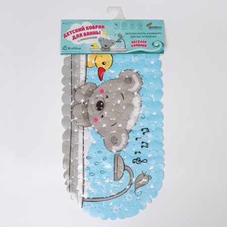 SPA-river for a bathtub on suction cups "Bear in a bath", 36 × 69 cm-2
