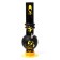 Bong, H-32 cm, "golden skulls", acrylic, yellow