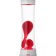 Lava-lamp "Column" E14, wax, white h = 39 cm Risalux